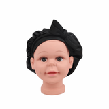 Black Faithful Lee Children's Bonnet