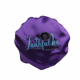 Purple Faithful Lee Children's Bonnet